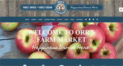 Desktop Screenshot of orrsfarmmarket.com